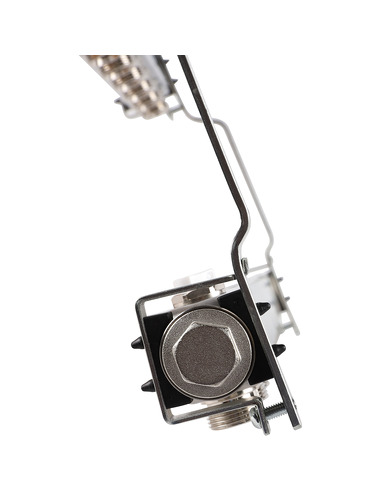 Коллектор ROMMER из нержавеющей стали для радиаторной разводки 10 вых. с воздухоотводчиком