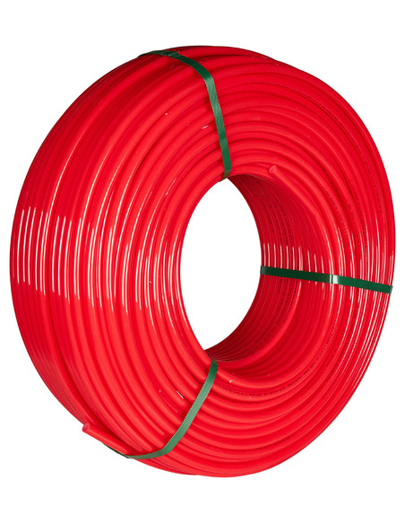 Труба из сшитого полиэтилена ROMMER 16х2,0 PE-Xa/EVOH красная (бухта 100 м)