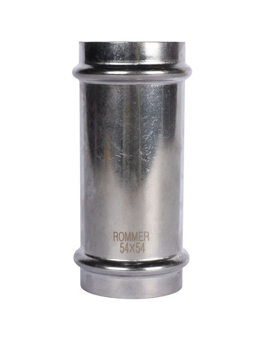 Муфта надвижная ROMMER 54х54 для нержавеющих труб пресс