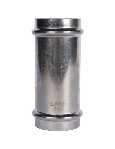 Муфта надвижная ROMMER 54х54 для нержавеющих труб пресс