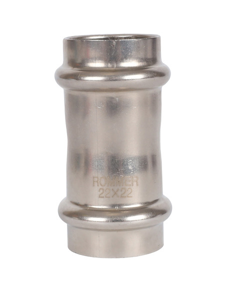 Муфта ROMMER 22х22 для нержавеющих труб пресс