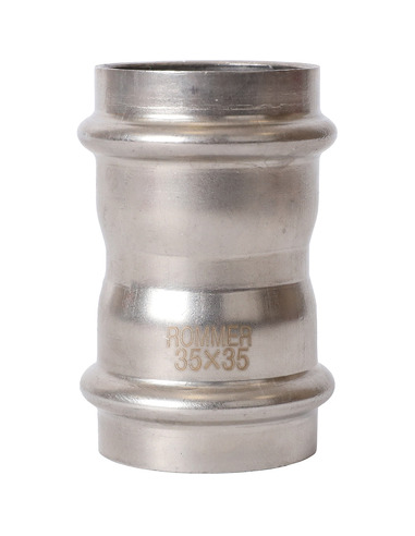 Муфта ROMMER 35х35 для нержавеющих труб пресс
