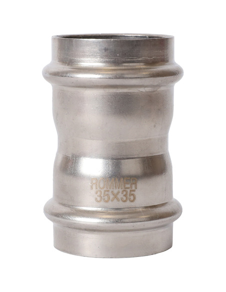 Муфта ROMMER 35х35 для нержавеющих труб пресс