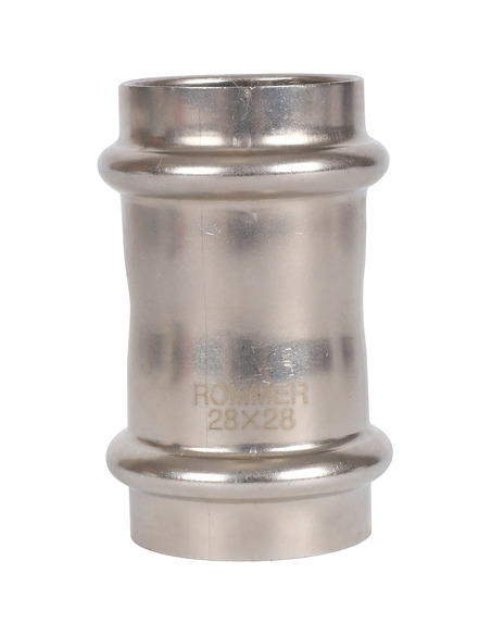 Муфта ROMMER 28х28 для нержавеющих труб пресс