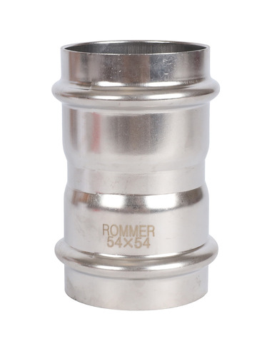 Муфта ROMMER 54х54 для нержавеющих труб пресс