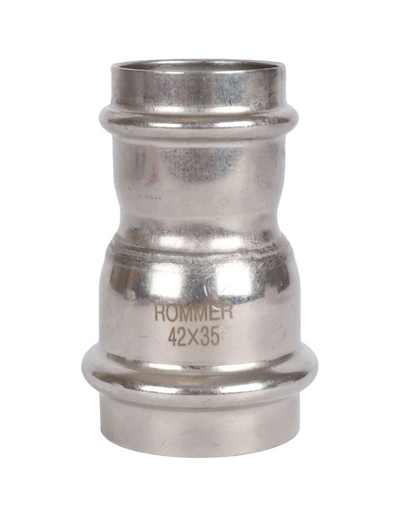 Муфта переходная ROMMER 42х35 для нержавеющих труб пресс