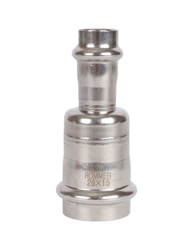 Муфта переходная ROMMER 28х15 для нержавеющих труб пресс
