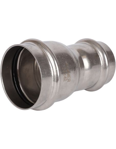 Муфта переходная ROMMER 54х42 для нержавеющих труб пресс