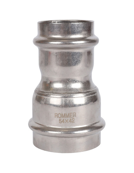 Муфта переходная ROMMER 54х42 для нержавеющих труб пресс