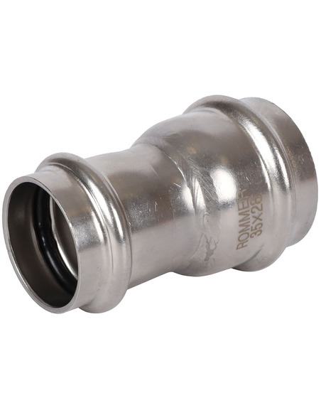 Муфта переходная ROMMER 35х28 для нержавеющих труб пресс