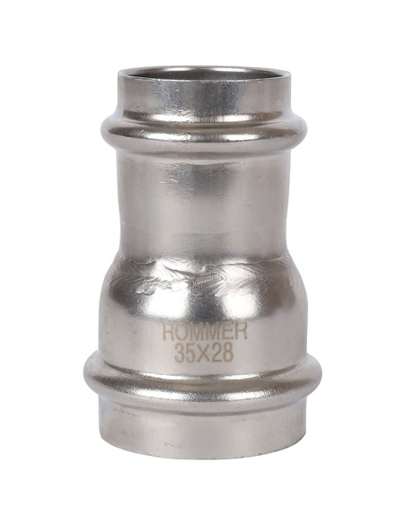 Муфта переходная ROMMER 35х28 для нержавеющих труб пресс
