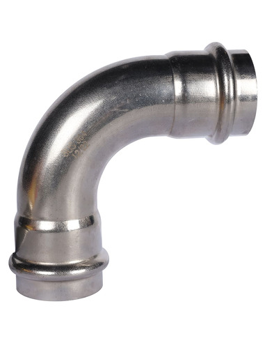 Угольник ROMMER 42х90° для нержавеющих труб пресс