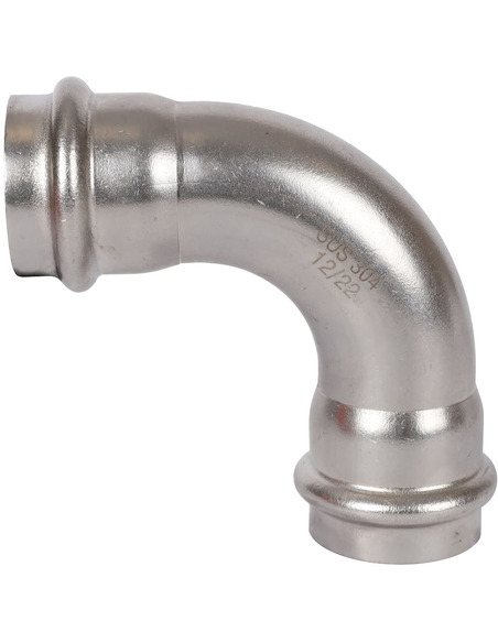 Угольник ROMMER 28х90° для нержавеющих труб пресс