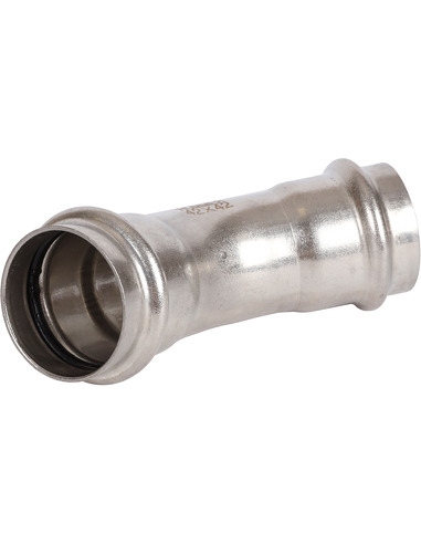 Угольник ROMMER 42х45° для нержавеющих труб пресс