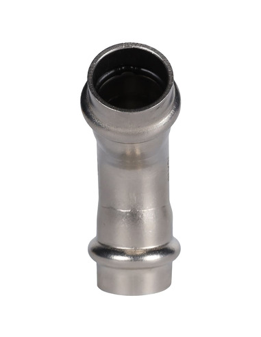 Угольник ROMMER 18х45° для нержавеющих труб пресс