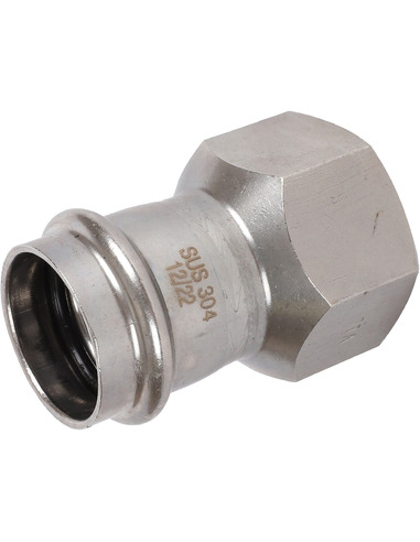 Переходник ROMMER 28x1" ВР для нержавеющих труб пресс