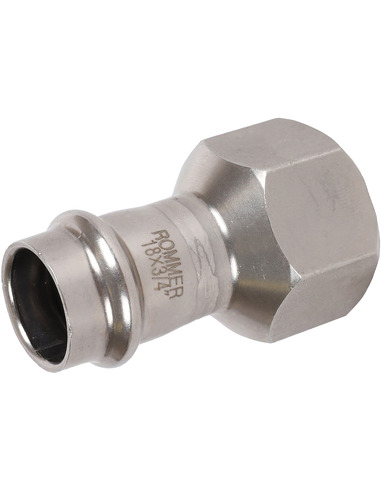 Переходник ROMMER 18x3/4" ВР для нержавеющих труб пресс