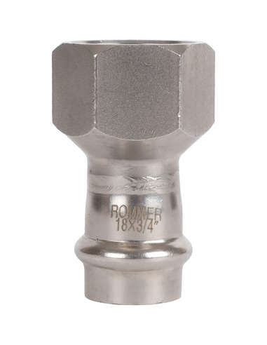 Переходник ROMMER 18x3/4" ВР для нержавеющих труб пресс