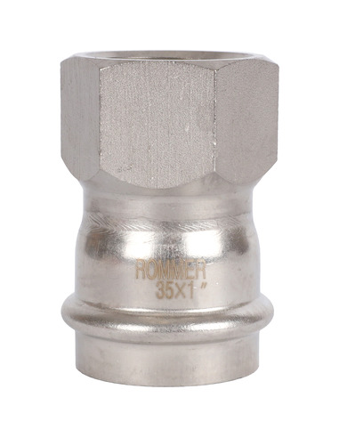 Переходник ROMMER 35x1" ВР для нержавеющих труб пресс