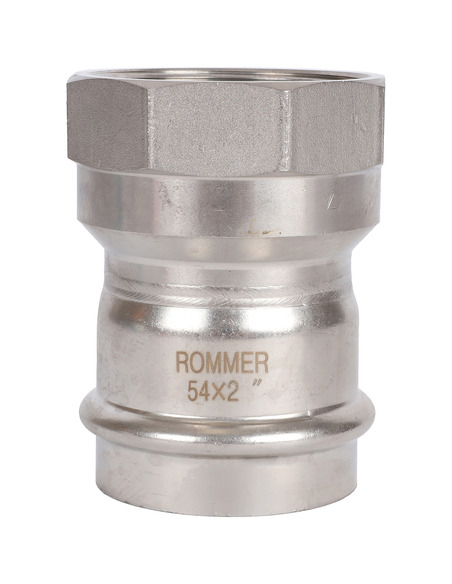 Переходник ROMMER 54x2" ВР для нержавеющих труб пресс