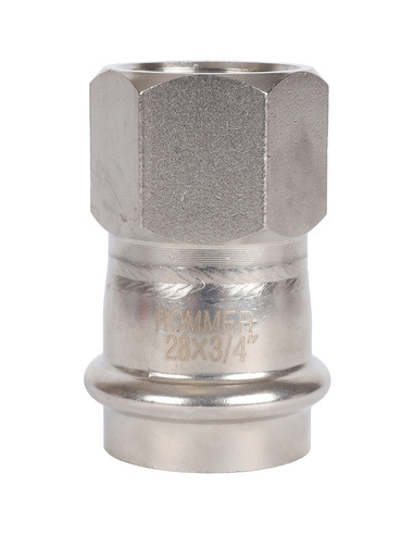 Переходник ROMMER 28x3/4" ВР для нержавеющих труб пресс