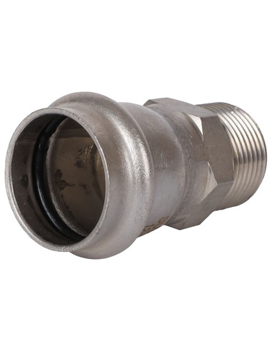 Переходник ROMMER 28x3/4" НР для нержавеющих труб пресс