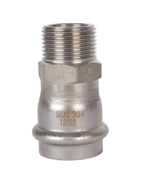 Переходник ROMMER 28x3/4" НР для нержавеющих труб пресс