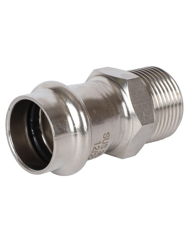 Переходник ROMMER 22x3/4" НР для нержавеющих труб пресс