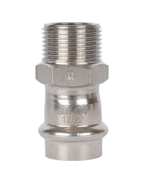 Переходник ROMMER 22x3/4" НР для нержавеющих труб пресс