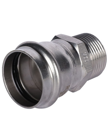 Переходник ROMMER 35x1" НР для нержавеющих труб пресс