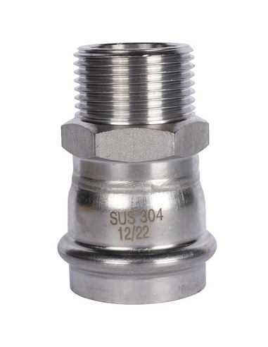 Переходник ROMMER 35x1" НР для нержавеющих труб пресс