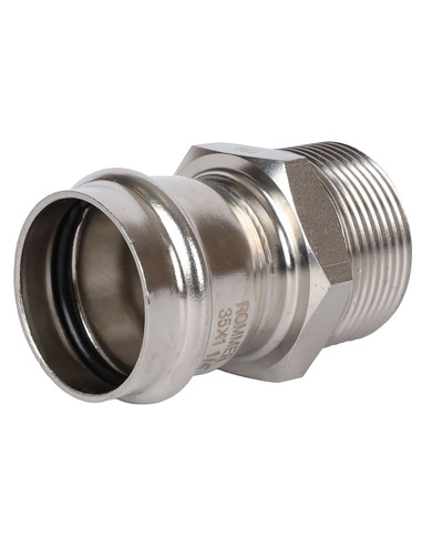 Переходник ROMMER 35x1 1/4" НР для нержавеющих труб пресс