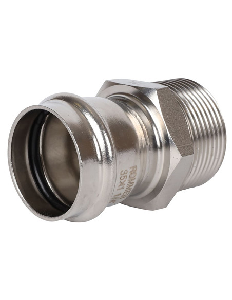 Переходник ROMMER 35x1 1/4" НР для нержавеющих труб пресс