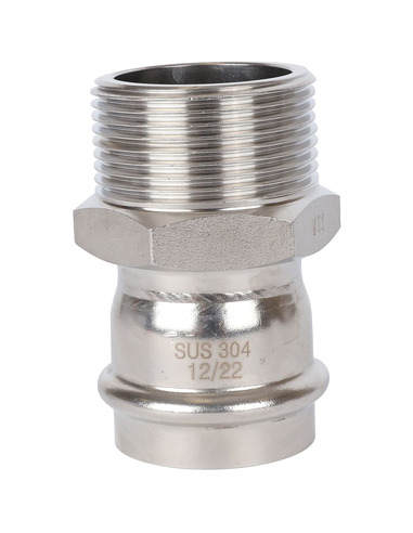 Переходник ROMMER 35x1 1/4" НР для нержавеющих труб пресс