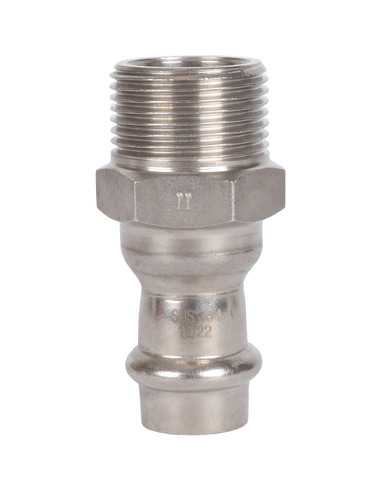 Переходник ROMMER 15x3/4" НР для нержавеющих труб пресс