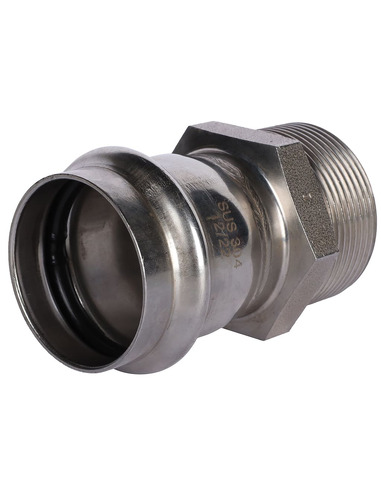 Переходник ROMMER 42x1 1/2" НР для нержавеющих труб пресс