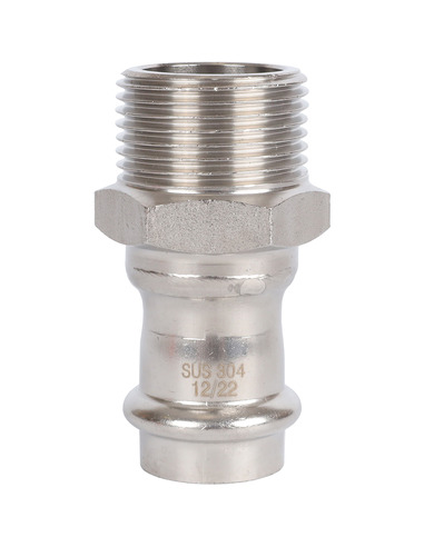 Переходник ROMMER 22x1" НР для нержавеющих труб пресс