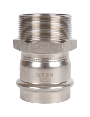 Переходник ROMMER 54x2" НР для нержавеющих труб пресс