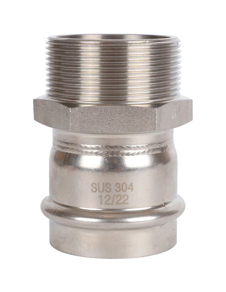 Переходник ROMMER 54x2" НР для нержавеющих труб пресс