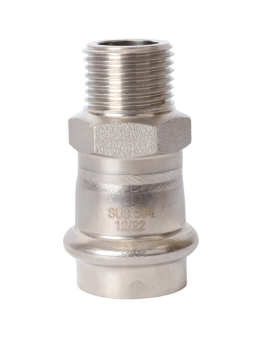 Переходник ROMMER 22x1/2" НР для нержавеющих труб пресс