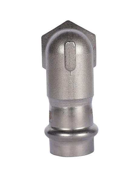 Угольник ROMMER 18х1/2" ВР для нержавеющих труб пресс