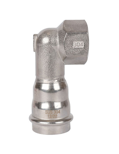 Угольник ROMMER 35х1" ВР для нержавеющих труб пресс