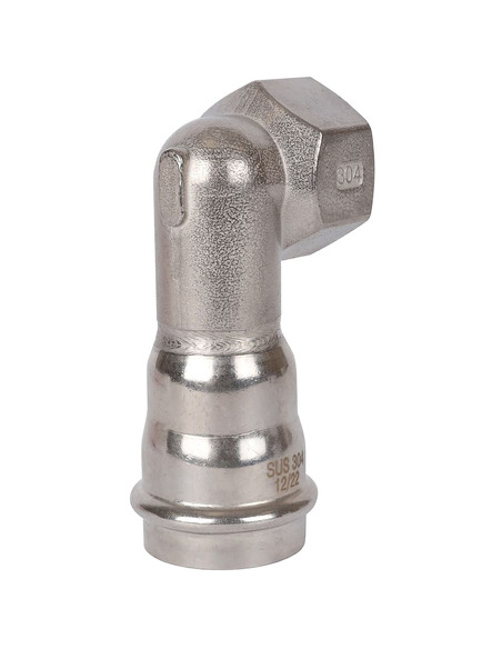 Угольник ROMMER 35х1" ВР для нержавеющих труб пресс