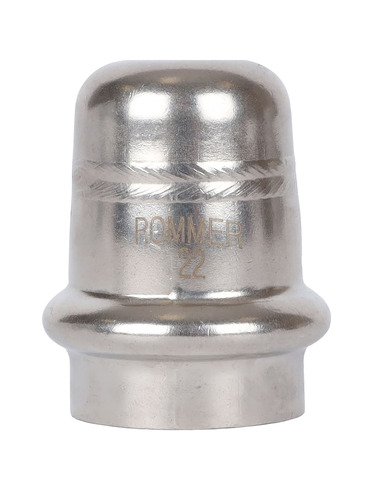 Заглушка ROMMER 22 для нержавеющих труб пресс