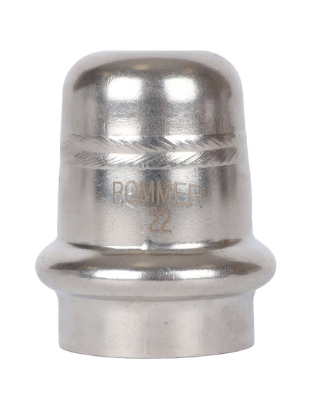 Заглушка ROMMER 22 для нержавеющих труб пресс