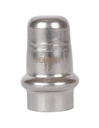 Заглушка ROMMER 15 для нержавеющих труб пресс