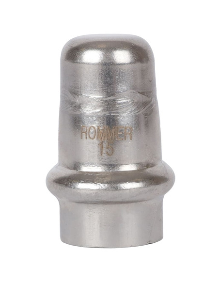 Заглушка ROMMER 15 для нержавеющих труб пресс
