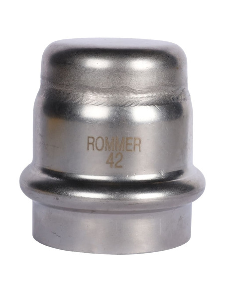 Заглушка ROMMER 42 для нержавеющих труб пресс