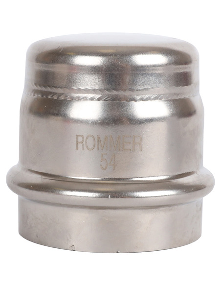 Заглушка ROMMER 54 для нержавеющих труб пресс