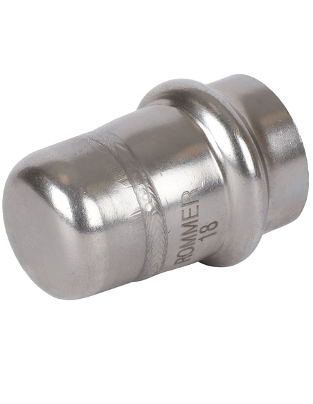 Заглушка ROMMER 18 для нержавеющих труб пресс